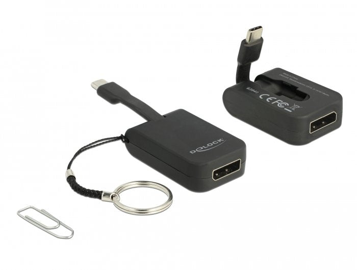 Delock 63940 Adaptador Usb Type-C  Para Displayport (Modo Dp Alt) 4k 60 Hz - Llavero