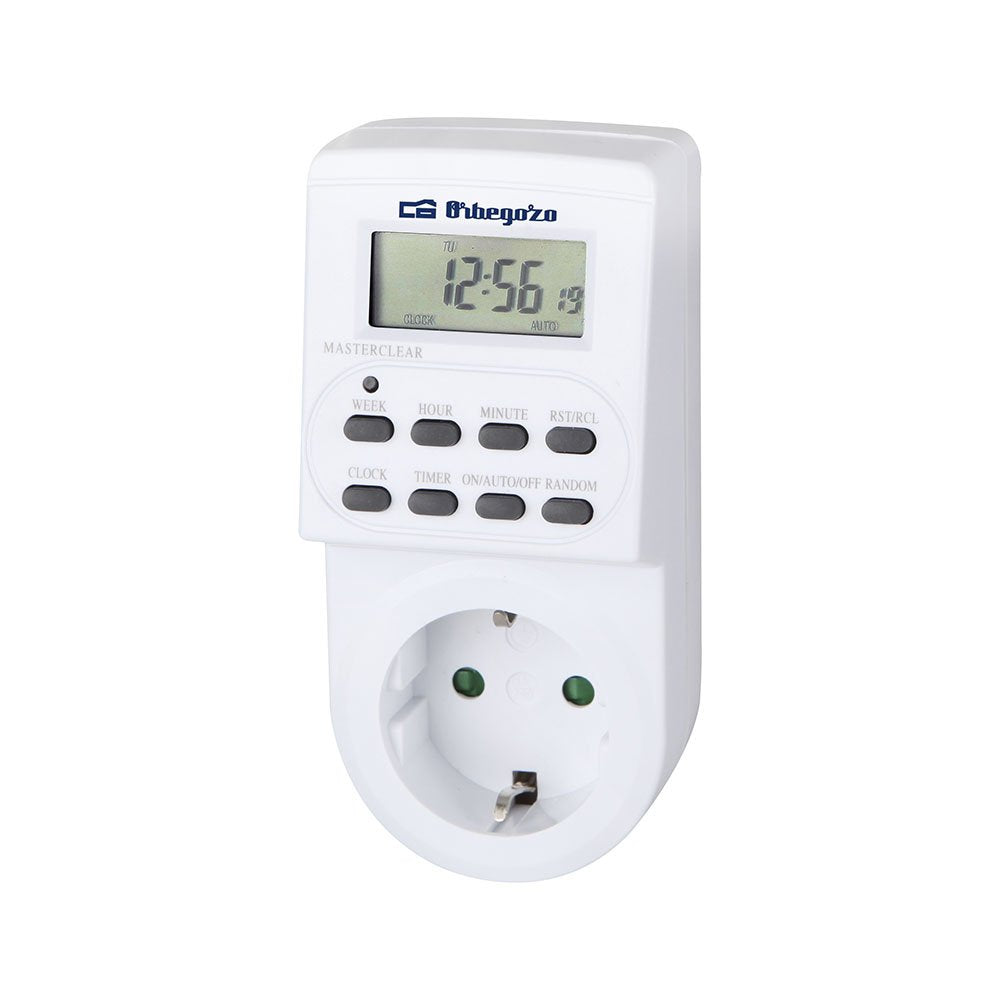 EAN 8436044530487 - Orbegozo 8436044530487 contador eléctrico Blanco Programador eléctrico semanal imagen 1