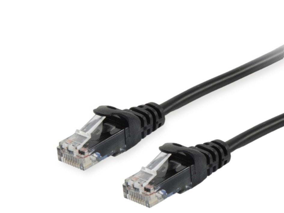 Equip Cable De Red Cat6a U Utp 2xrj45 0.25m Negro