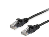 Equip Cable De Red Cat6a U Utp 2xrj45 0.15m Negro