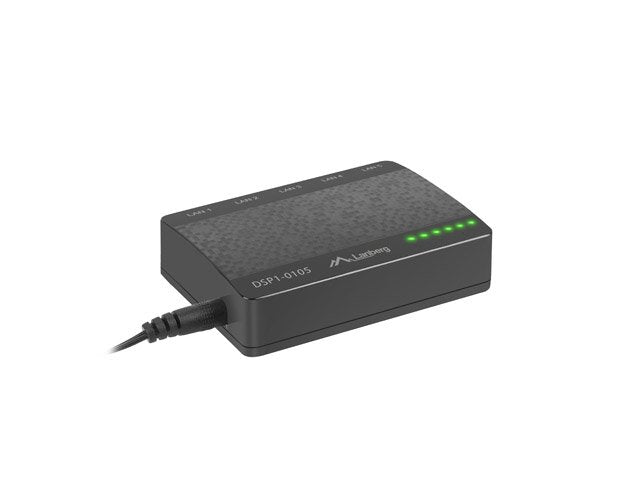 EAN 5901969415674 - Lanberg DSP1-0105 switch No administrado Fast Ethernet (10/100) Negro imagen 1