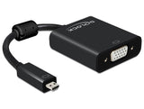 Delock Adaptadorcable Micro Hdmi-D St > Vga Hembra Con Audio