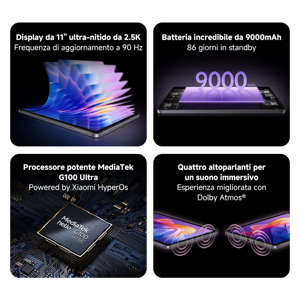 Tablet Xiaomi Redmi Pad 2 Con Teclado 4gb/128gb Graphite Gray