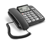 Gigaset Dl580 Teléfono Fijo Teclas Grandes Negro