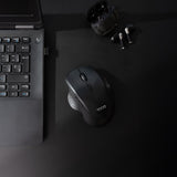 Ratón Ergonómico Inalámbrico Tooq Tqmwg-1105-B Hasta 1600 Dpi