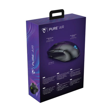 EAN 0731855711024 - Turtle Beach Pure Air ratón Juego mano derecha RF Wireless + Bluetooth Óptico 26000 DPI imagen 10