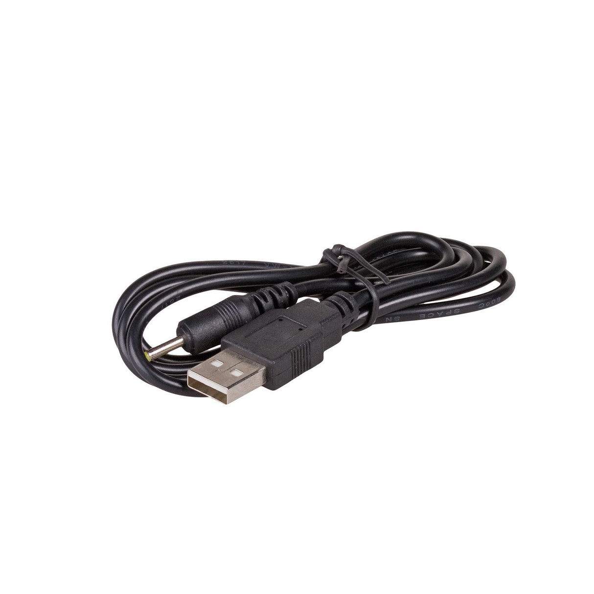 Cable Akyga Ak-Dc-02 (Usb M - 2.5 X 0.7 Mm M; 0,8 M; Black Color)