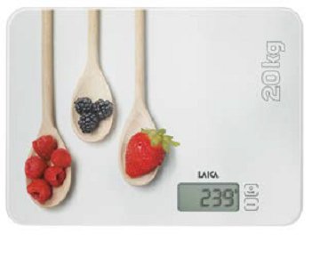 Báscula Electronica De Cocina, Máximo 20 Kg. Diseño Cucharas