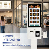 EAN 8435364319932 - iggual ORCHID KI-27 Diseño de quiosco 68,6 cm (27") LED Wifi 250 cd / m² Full HD Blanco Pantalla táctil P imagen 4