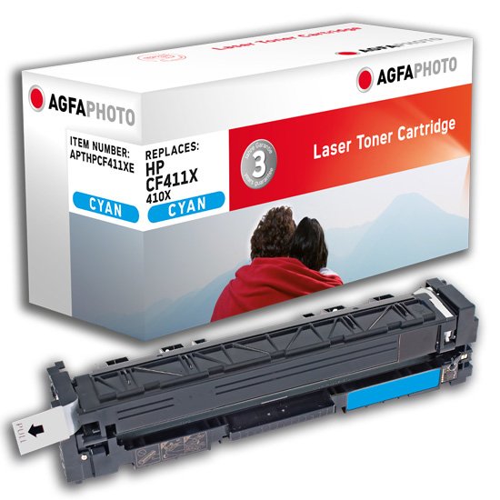 EAN 4250164851284 - AgfaPhoto APTHPCF411XE cartucho de tóner 1 pieza(s) Compatible Cian imagen 1