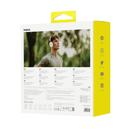 EAN 6932172657833 - Baseus Bass 35 Max Auriculares Inalámbrico Diadema Llamadas/Música USB Tipo C Bluetooth Blanco imagen 8