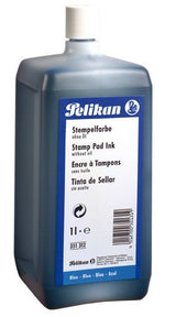 Pelikan Tinta De Sellar Sin Aceite - Botella 1l - Secado Rapido - Resistente Al Agua - Color Azul Intenso