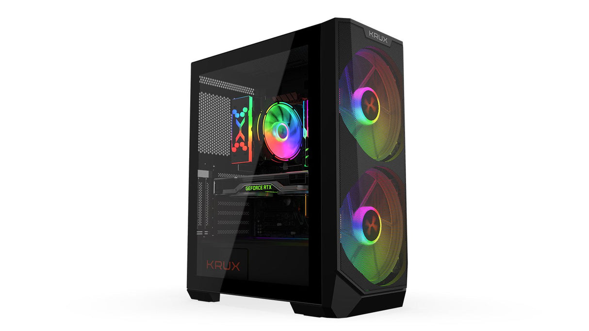 Caja Pc Gaming Krux Vortex Atx Ventana Lateral