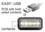 Delock Cable Easy Usb 2.0-A 90° Angular > Mini Usb 5 Pin St./St. 1 M