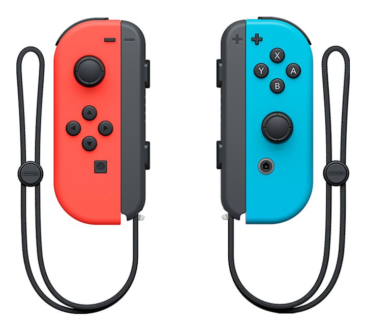 Mando Joy-Con Azul Neón/Rojo - Switch