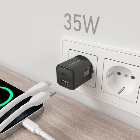 EAN 8435739900895 - AISENS ASCH-35W2P025-BK cargador de dispositivo móvil Universal Corriente alterna Carga rápida Interior imagen 5