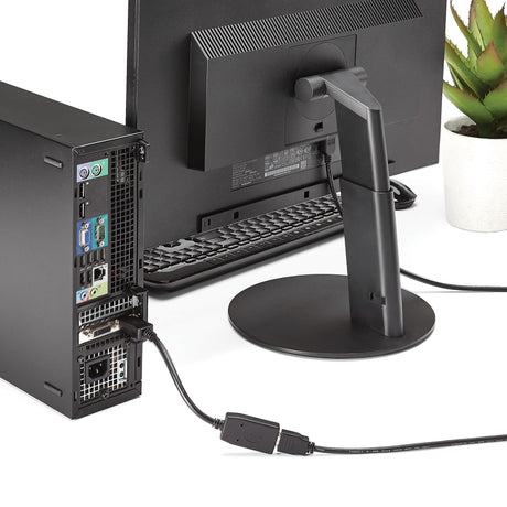 EAN 0065030830799 - StarTech.com DP2HDMI adaptador de cable de vídeo 0,24 m HDMI tipo A (Estándar) Negro imagen 5