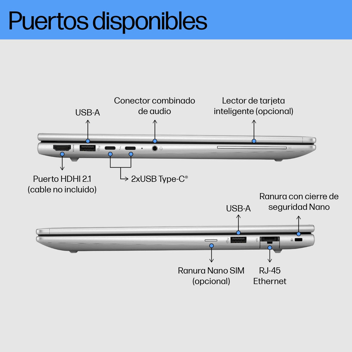 EAN 198415388254 - HP ProBook 460 G11 Intel Core Ultra 5 125U Portátil 40,6 cm (16") WUXGA 16 GB DDR5-SDRAM 512 GB SSD Wi-Fi  imagen 4