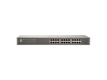 Level One Switch No Gestion 24 Puertos 10/100 Rack 19