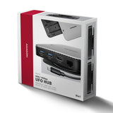 EAN 8595247908438 - Axagon HMC-UFO USB-C Hub M.2 SATA/NVMe 1 Gbit/s Ethernet 384 kHz Audio Alámbrico USB 3.2 Gen 2 (3.1 Gen 2 imagen 22