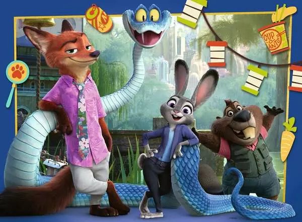 EAN 4005555041382 - Ravensburger Zoomania Puzzle rompecabezas 100 pieza(s) Animales imagen 2