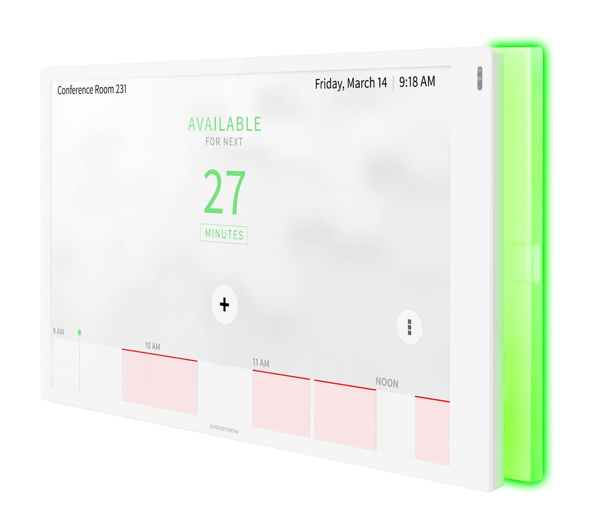 Crestron Room Scheduling Touch Screen Tss-1070-W-S-Lb Kit Administrador De Salas Inalámbrico Cableado Bluetooth 802.11a/B/G/N/Ac 2.4 Ghz 5 Ghz 10/100 Ethernet Smooth White