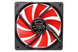 EAN 4044953500909 - Xilence XPF120.R.PWM Carcasa del ordenador Ventilador 12 cm Negro, Rojo imagen 3