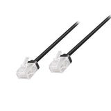 Patch Cable Cat.6a U Utp Slim High-Flex, Negro 10 M