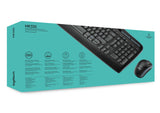 Teclado Ingles Logitech Mk330 Internacional Wireless Combo Unifying P/N:920-003989