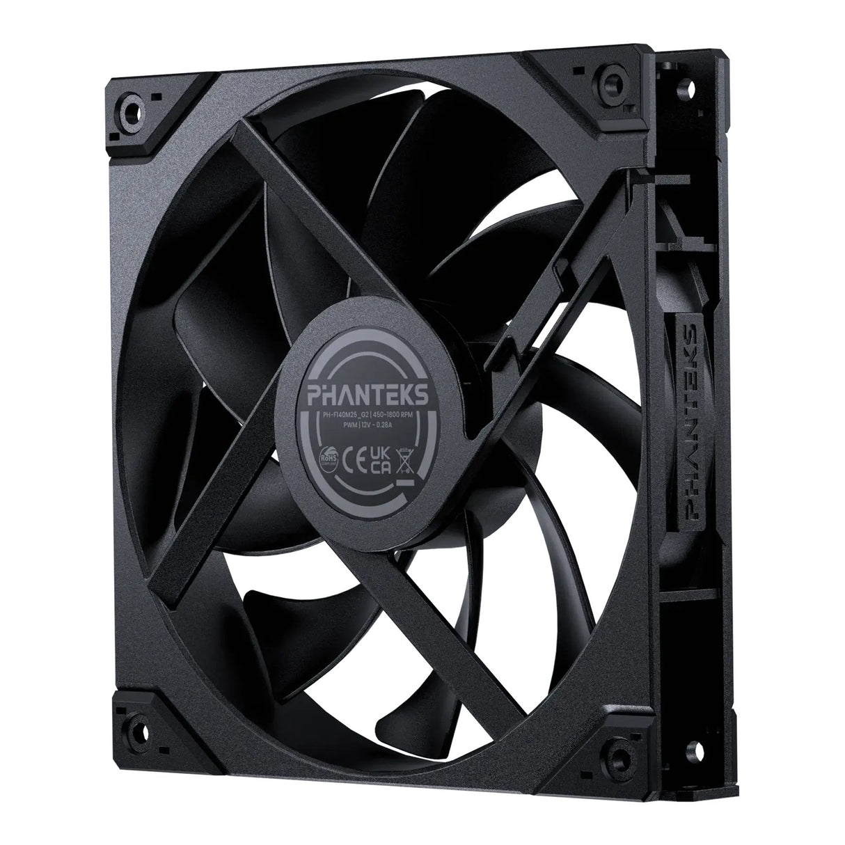 Ventilador Pc  Phanteks M25g2-140 (Negro, 140 Mm) Ph-F140m25_g2_bbk01