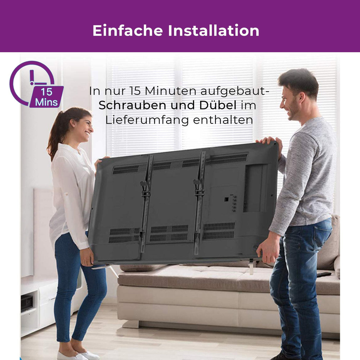 Soporte Pantalla Plana Montaje En Pared Ultron 23 "-55"