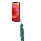 Celly Marble Effect Neck Strap With Badge 1.2 (M) Blue Lacetmarblebl