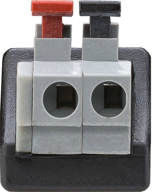 EAN 4040849767494 - Goobay 76749 cambiador de género para cable Terminal Block 2-pin DC (5.50 x 2.10 mm) Negro imagen 2