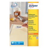 Avery Zweckform L4731rev-25 Etiqueta Autoadhesiva Blanco Rectángulo Redondeado Desmontable 5670 Pieza(S)