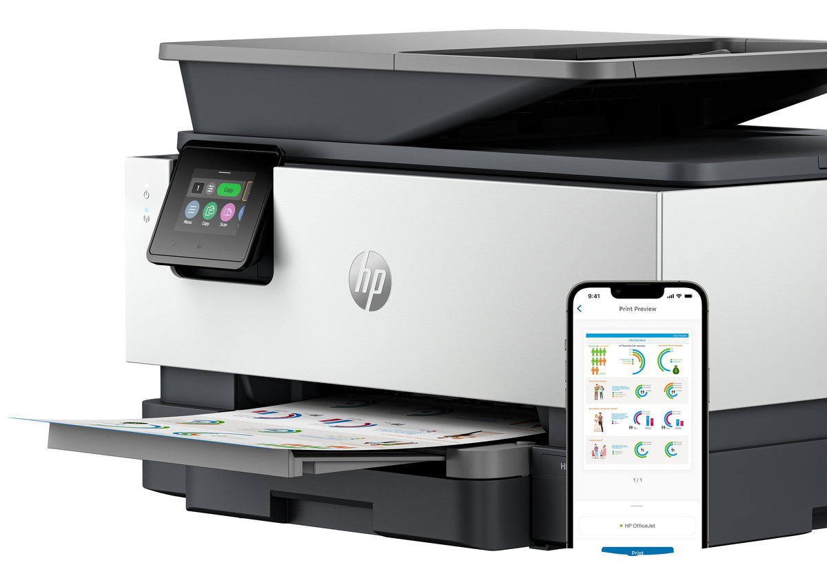 Hp Officejet Pro 9122e All-In-One - Multifunktionsdrucker - Farbe - Tintenmrahl - Legal 216 X 356 Mm