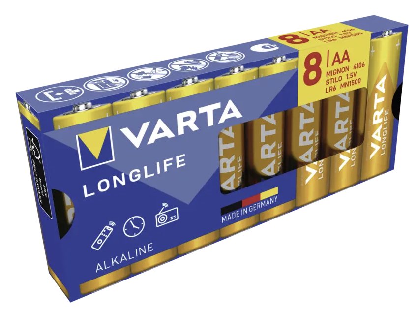 Varta Longlife Aa (Vpe 8)