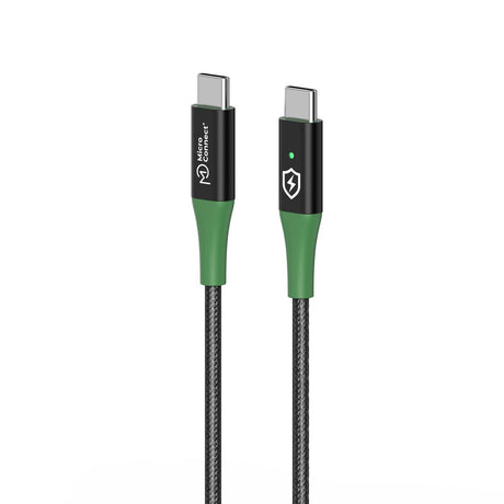 EAN 5715063388341 - Microconnect MC-SMART USB-C-C-02 cable USB USB 2.0 2 m USB C Negro, Verde imagen 1