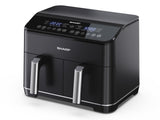 Freidora Sharp Af-D82aeb 2x4l Deep Fryer