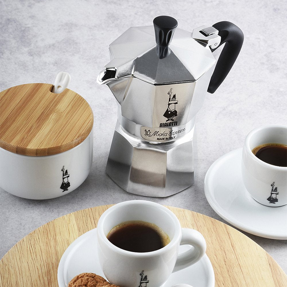 EAN 8006363011686 - Bialetti Moka Express Cafetera italiana Aluminio, Negro imagen 3