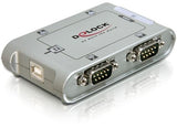 Delock Usb 2.0 A 4 X Adaptador En Serie