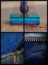 Dyson Clean + Wash Hygiene Escoba Eléctrica Batería Seca Y Húmeda Sin Bolsa Azul, Cobre