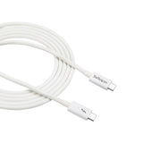 Cable 2m Thunderbolt 3 Usb-C   Cabl Blanco Compatible Displayport