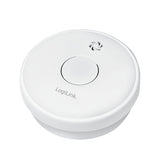 Detector De Humo Logilink Batería Reemplazable 9v Blanco