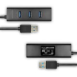 Hub Axagon Hue-S2bp Usb-A, 4x Usb 3.0, Alimentación Mrom Externa - 1,2 M, Fuente De Alimentación