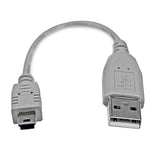 EAN 0065030840644 - StarTech.com USB2HABM6IN cable USB USB 2.0 0,152 m Mini-USB B 0,48 Gbit/s imagen 1