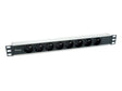 EAN 4015867223154 - Equip 333313 unidad de distribución de energía (PDU) 8 salidas AC 1U Negro, Plata imagen 1