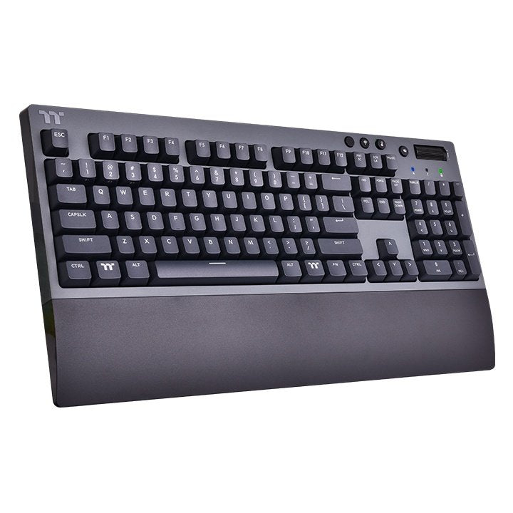 Teclado Aleman Thermaltake W1 Wireless Titanio/Negro, Cherry Mx Red Gkb-Wow-Rdsngr-01