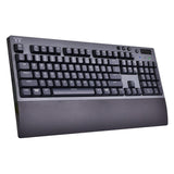 Teclado Aleman Thermaltake W1 Wireless Titanio/Negro, Cherry Mx Red Gkb-Wow-Rdsngr-01