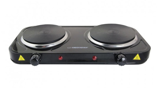 Esperanza Ekh010k Cocina Eléctrica, Superior, 2 Zonas, Negro
