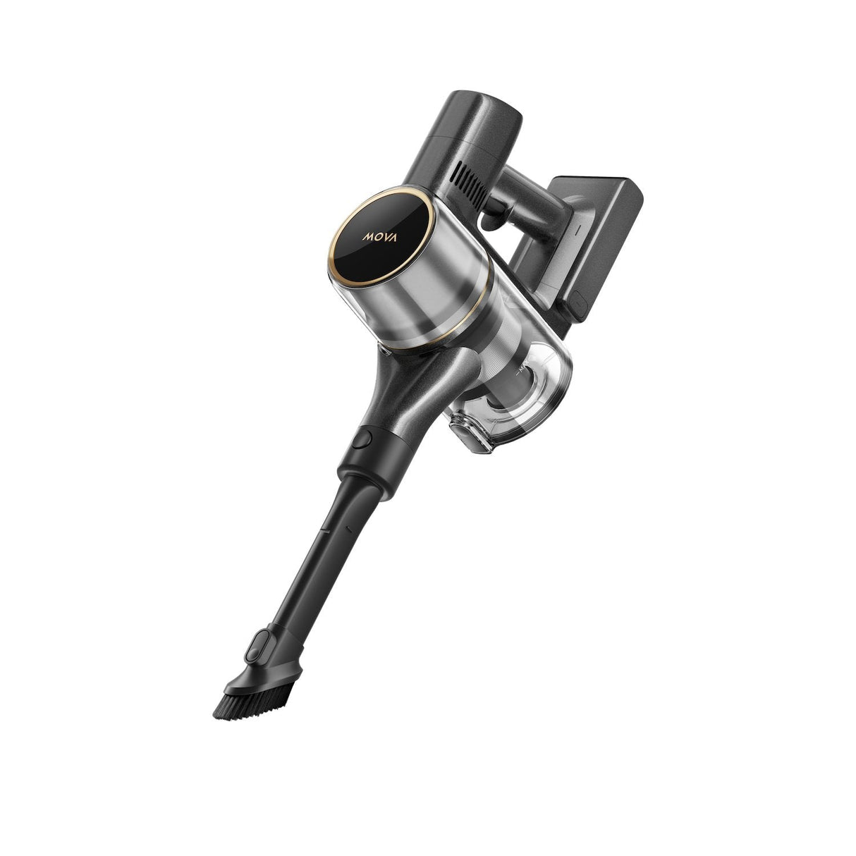 EAN 6977328062222 - MOVA Tech S5 Aspiradora escoba 2 en 1 Batería Secar Sin bolsa 0,6 L 570 W Negro, Oro 2,9 Ah imagen 8
